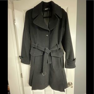 DKNY Winter Trenchcoat with belted waistline